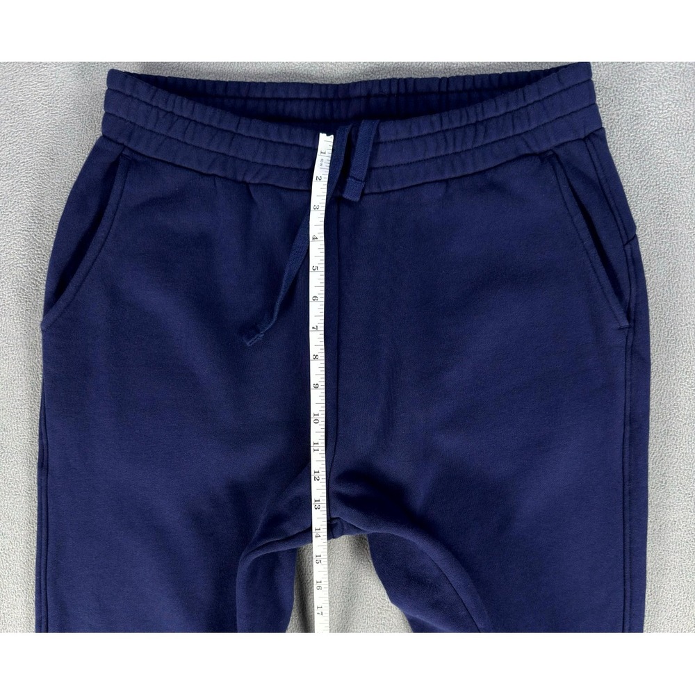 American Giant Sweatpants Mens Large Blue Heavyweight Fleece Minimalist Lounge - Picture 7 of 10